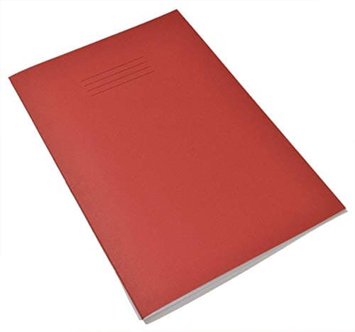 Image of Rhino Exercise Books A4 64 Pages 8mm Ruled & Margin Red Cover - Single (EX67714-01)