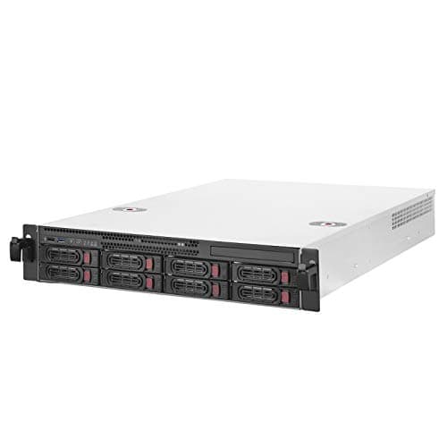 Image of SilverStone Technology SST-RM22-308 - 2U Rackmount Server Enclosure, Supports 8X 2.5/3.5 SAS/SATA HDD/SSD with Mini SAS HD-SFF-8643-12Gb/s Interface Silver