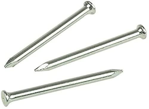 Image of Merriway BH02271 (60 Pcs) Hardened Ribbed Concrete Hard Wall Masonry Nail, 30mm (1.1/4 inch) - Pack of 60 Pieces, Silver