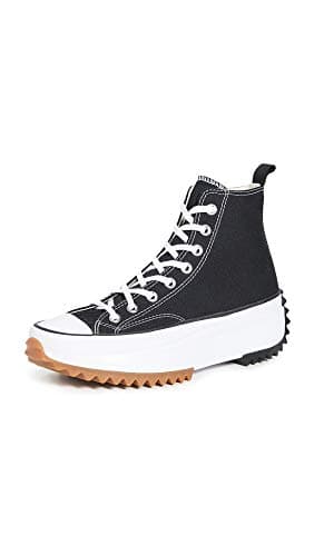 Image of Converse Run Star Hike Platform Trainers Black White - 8 UK