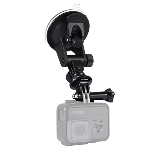 Image of PULUZ Camera Car Suction Cup Mount for Gopro 13 12 11 10 9 8 7 6, Adjustable Vehicle Window & Windshield Car Holder for Gopro, DJI OSMO Pocket,insta360 Assesseories