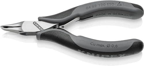Image of KNIPEX Electronics End Cutting Nippers ESD with Multi-Component Handles 120 mm, 64 62 120 ESD