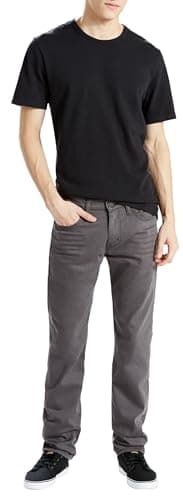 Image of Levi's Men's 511 Slim Fit Jeans, Grey-Black 3D-Stretch, 28W / 32L