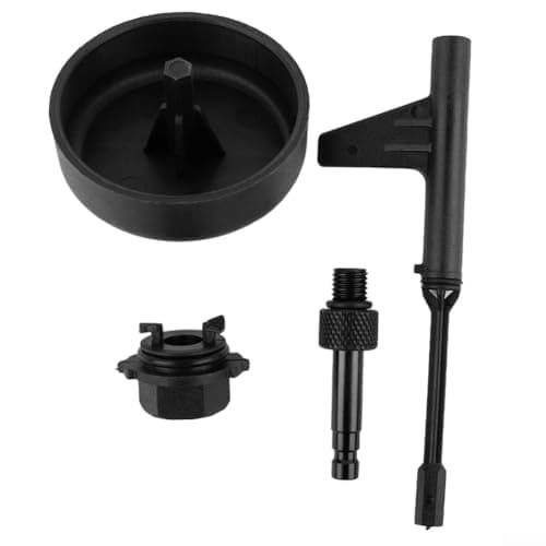 Image of Transmission Oil Filling Adapter Tool Set 4 Pcs for Mercedes 9G Tronic 725.0 Gearbox with M12X1.5 Female Coupler for E350 Bluetec and CLS Models