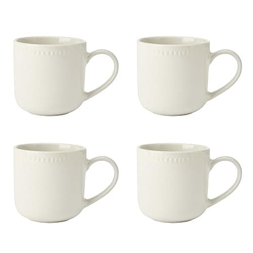 Image of MIKASA Cranborne 4pc Stoneware Mug Set, 320ml, Gift Boxed