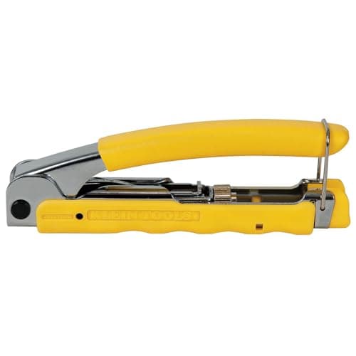 Image of Coax Compression Crimper, Klein Tools VDV211-048 - Wire and Coaxial Crimper for Compression Connectors