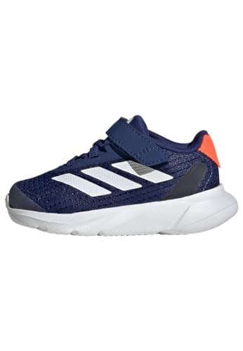 Image of adidas Unisex Baby Duramo SL Shoes Kids, Victory Blue / Cloud White / Solar Red, 3 UK Child