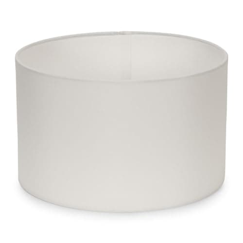 Image of MiniSun | Small Modern White Fabric Drum Light Shade | Lamp Shades, Home Décor & Improvement Essential | 25cm Shade Width