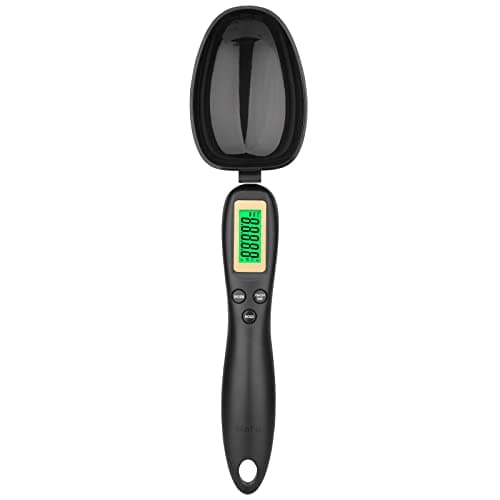 Image of Mafiti Digital Measuring Spoon, Weighing Spoon Scale 500g / 0.1g High Precision with LCD Screen Display for Kitchen Gadgets Daily Meals and Pet/Dog/Cat Food Measuring Scoop