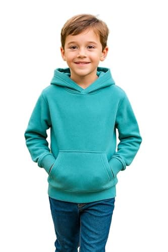 Image of A2Z 4 Kids Girls Boys Plain Sweatshirt Tie Dye Pullover - Plain Sweat Hoodie Aqua 13