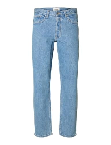 Image of SELECTED FEMME Slh190-Reg Tapered Ben Kori Jeans Noos, Light Blue (Light Blue Denim), 36 W/34 L