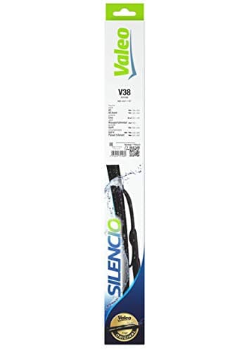 Image of VALEO Silencio Wiper - V38 - All-Seasons Durable and Resistant Windshield Conventional Wiper Blade 380mm - 1 Wiper Blade - 574108