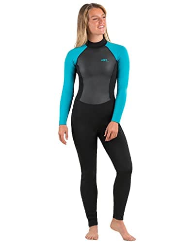 Image of Womens Sailfin Full Length Wetsuit WS1238 Aqua XL