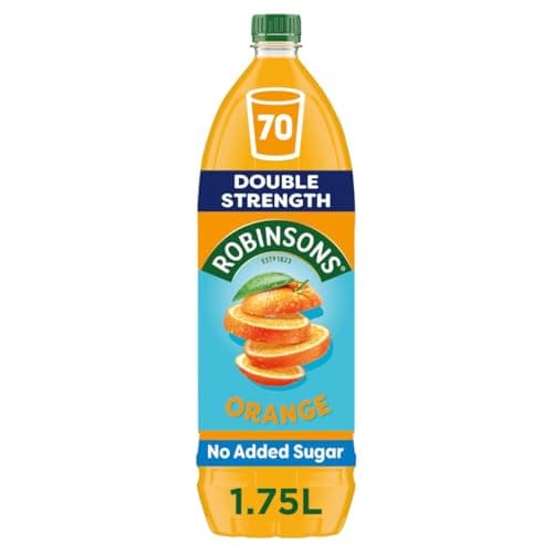 Image of Robinsons Fruit Squash - Low Calorie - Double Strength - Orange 1.75 Litre