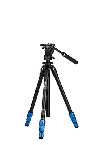 Image of Benro Slim Series Video Aluminium Tripod kit with S2C short handle head