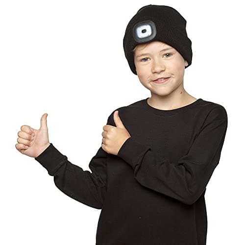 Image of Undercover Kids LED Light Beanie Hat GL940 Black 10-13 Years