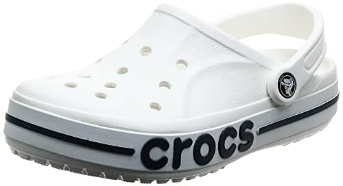 Image of Crocs Baya Clogs, Unisex-Adults Clogs, Water Friendly and Quick Drying, in Pink Lemonade, Size M9W11 UK