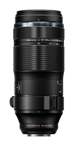 Image of OM SYSTEM M.Zuiko Digital ED 100-400mm F5.0-6.3 IS II Telephoto Lens for Micro Four Thirds System Cameras (Olympus OM-D and PEN, Panasonic G-Series), Black