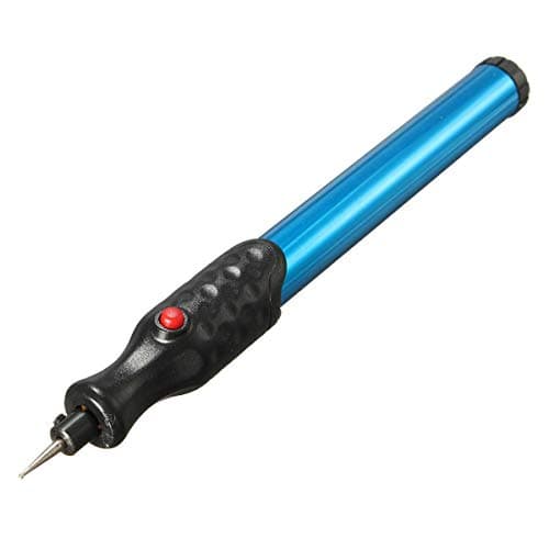 Image of BOWONG Engraving Pen Engraver Machine Electric DIY Precision Pens Cordless Mini Carving Tools Replaceable Diamond Tip Bit for Jewelry Metal Glass Wood Ceramics Stone - Blue
