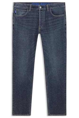 Image of Hugo Men's Jeans Trousers, Navy 417, 34W / 32L
