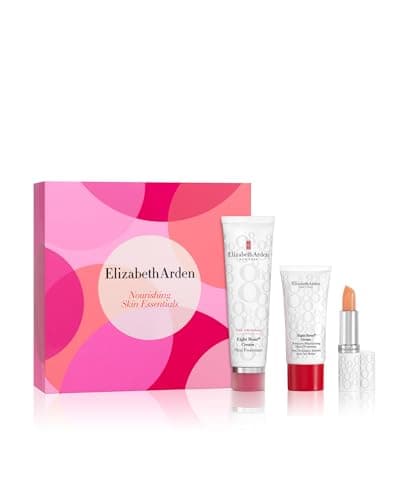 Image of Elizabeth Arden NOURISHING SKIN ESSENTIALS Eight Hour 3-Piece Gift Set, daily hydrating & nourishing skincare, luxury gifting for women