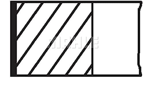 Image of Mahle Original 607 77 N2 Piston Ring Set
