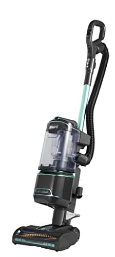 Image of Shark Corded Upright Vacuum Cleaner 1.1L with Anti Hair Wrap Technology, LED Headlights, Lift-Away, Anti-Allergen, 8m Cord, 750W, 2 Attachments,Turquoise, NZ690UK