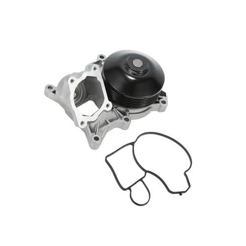 Image of Motoforti Water Pump No.11517807311- Car Engine Water Pump - for BMW 1 Series 2006-2013 Metal Silver Tone with Gasket - 1set Long-lasting