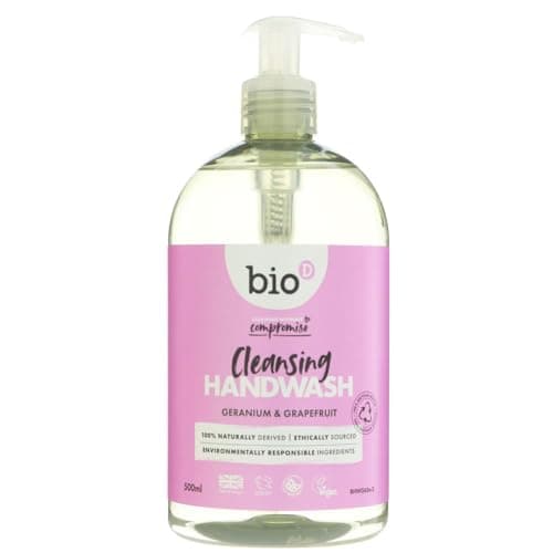 Image of Bio-D Hand Sanitiser Geranium 500ml by Bio-d