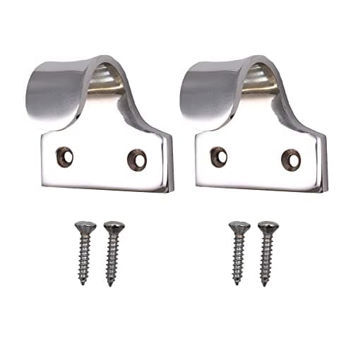 Image of Sash Window Lift Handle 50mm Polished Chrome Pack of 2