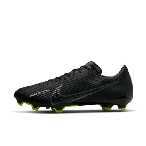 Image of NIKE Men's Mercurial Zoom Vapor 15 Academy Mg Sneaker, Black Dk Smoke Grey Summit White Volt, 11 UK