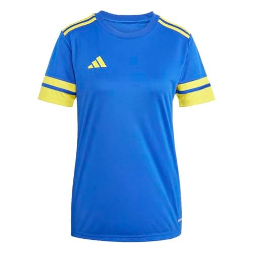 Image of adidas Women's SQUADRA25 Jersey Short Sleeve, Team Royal Blue/Team Yellow, XL