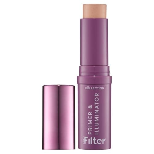 Image of Collection Cosmetics Filter Finish Primer and Illuminator Stick, Highlighter Stick for Glowing Skin, Soft Glow Primer, Long Lasting, 9g, Fair/Medium