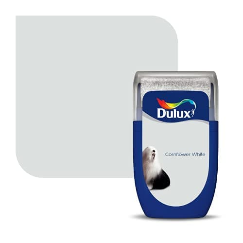 Image of Dulux Tester Paint, Cornflower White, 30 ml (Pack of 1)