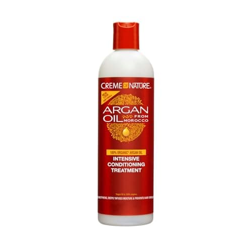 Image of Creme of Nature Argan Oil From Morocco Intensive Conditioning Treatment 354 ml