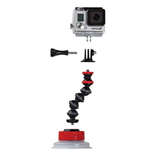 Image of JOBY JB01329-BWW GorillaPod Arm and Suction Cup, Flexible Arm and Suction Cup for Camera, GoPro, 360 and Other Action Cameras