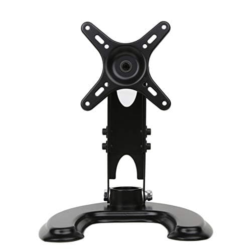 Image of Wearson U-Shape 14" to 24"inch 180 Degree Adjustable LCD Monitor Stand Mount Folding VESA Monitor Stand All-Metal-Body With VESA Hole 75x75mm 100x100mm
