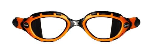 Image of Zoggs Original Predator Flex Adult Swimming Goggles | Titanium Mirror Lens, Anti-Fog, UV Protection, Quick-Adjust Strap, Curved 180° Vision | Pool and Open Water