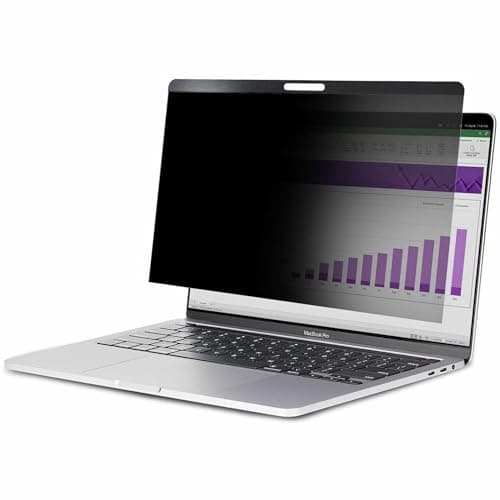 Image of StarTech.com Laptop Privacy Screen for 13 inch MacBook Pro & MacBook Air - Magnetic Removable Security Filter - Blue Light Reducing Screen Protector 16:10 - Matte/Glossy - +/-30 Degree (PRIVSCNMAC13)