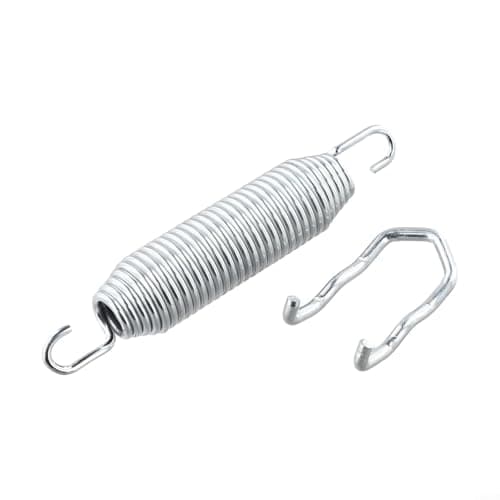 Image of Metal Deck Idler Tension Spring 607616 for Hustler for DASH for FASTRAK Mowers, Replaces 122388 604291, 169mm x 3.5mm Lawn Mower Replacement Part