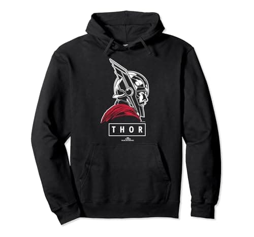 Image of Marvel Thor: Ragnarok Thor Profile Outline Pullover Hoodie