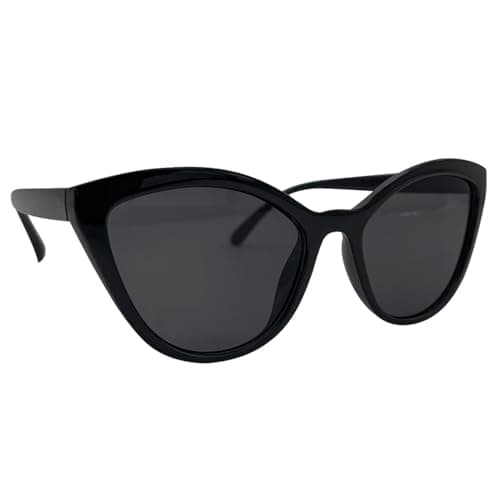Image of Mustavo Womens Sunglasses Black Cat Eye Sunglasses For Her UV400% Protection Fashion Eyewear Viral Trend Shades