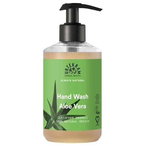Image of URTEKRAM - Liquid Hand Soap with Aloe Vera - Regenerating, Moisturizing, with Orange Fragrance - 380 ml