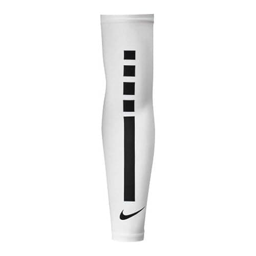 Image of NIKE PRO ELITE UV SLEEVE 2.0 WHITE/BLACK - L-XL