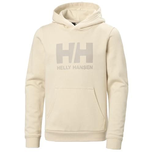 Image of Helly Hansen Junior Unisex Jr Hh Logo Hoodie 3.0, Cream, 9
