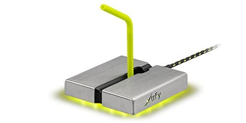 Image of Xtrfy B1 Maus Bungee mit LED und USB-Hub - silber
