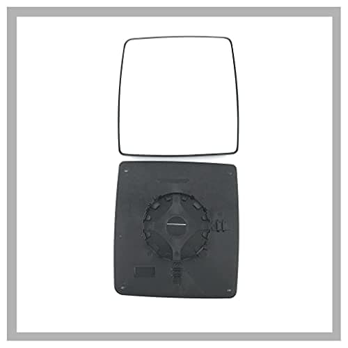 Image of Fits Vauxhall Combo, For 2010 to 2016 [ Model MK5 VAN ] Convex Wing Mirror Glass LEFT HAND (UK Passenger Side)