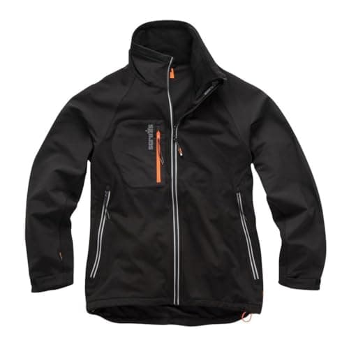 Image of Scruffs Men's Trade Flex Softshell Black Jacket, black, L UK