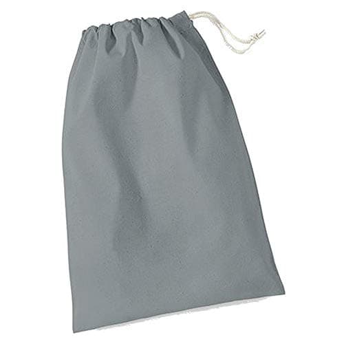 Image of Westford Mill W115 Cotton Stuff Bag - Pure Grey - M