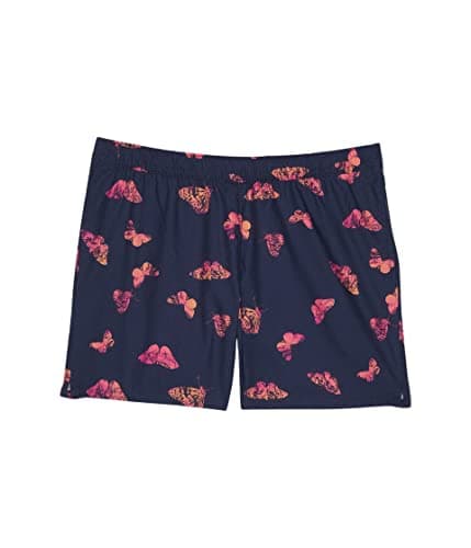 Image of Columbia Youth Girls Washed Out Printed Short, Nocturnal Flutter Wonder, Small